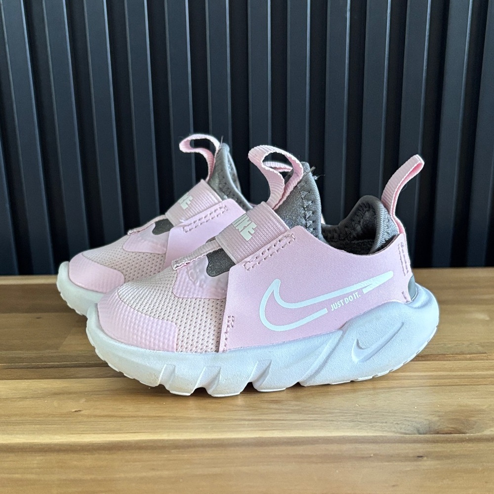 Nike Kids Pink and Gray Sneakers